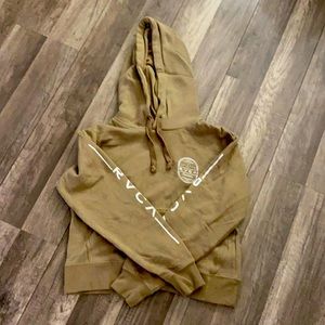 RVCA crop top hoodie